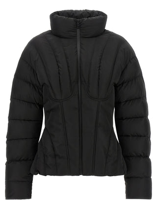 Elisabetta Franchi Black Polyester Full-Length Jacket