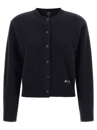 A.P.C. Blue Wool Cardigan
