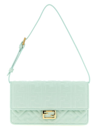 Fendi Bicolor Lamb Leather Cardholder