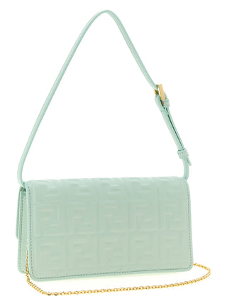 Fendi Bicolor Lamb Leather Cardholder