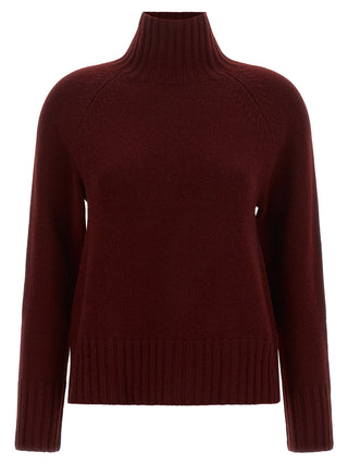 'S Max Mara Bordeaux Wool Cardigan