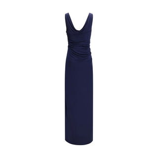 Versace Blue Viscose Casual Dress