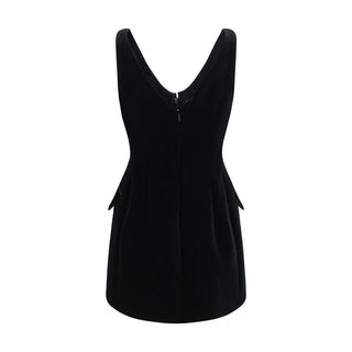 Max Mara Black Polyester Cocktail Dress