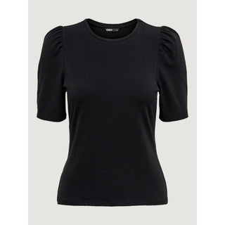 Only Black Cotton T-Shirt