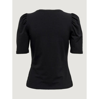 Only Black Cotton T-Shirt