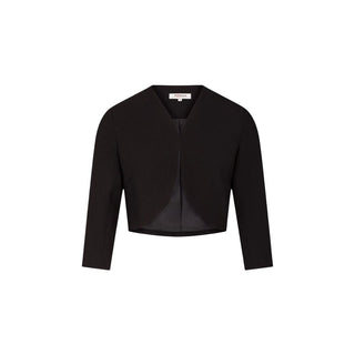 Morgan De Toi Black Polyester Biker Jacket