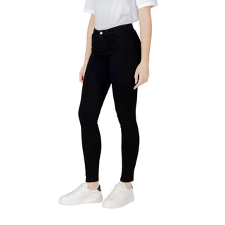 Armani Exchange Black Cotton Skinny Jeans