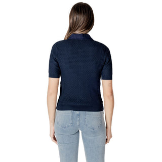 Morgan De Toi Blue Polyester Shortsleeve Shirt