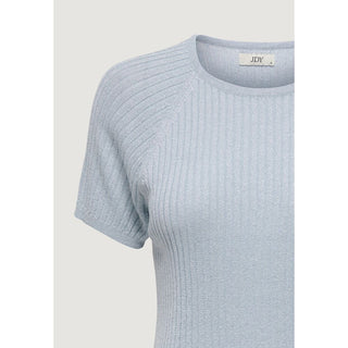 Jacqueline De Yong Blue Viscose T-Shirt
