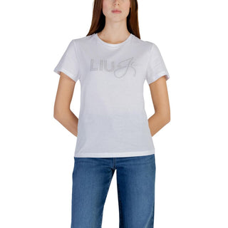 Liu Jo White Cotton T-Shirt
