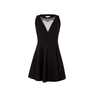 Morgan De Toi Black Polyester Midi Dress