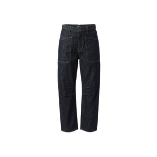Replay Blue Cotton Mom Jeans