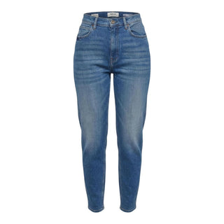 Replay Blue Cotton Relaxed Fit Jeans