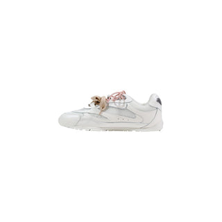 PINKO White Leather Sneakers