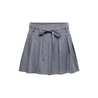 Only Gray Recycled Polyester Mini Skirt