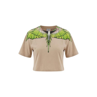 County of Milan Beige Cotton T-Shirt