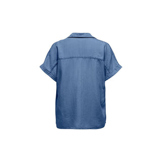 Only Blue Lyocell Shortsleeve Shirt