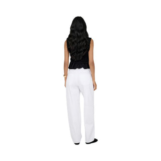 Only White Cotton Mom Jeans