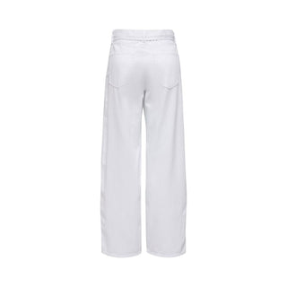 Only White Cotton Mom Jeans