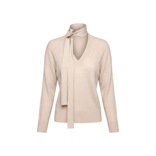 Liu Jo Gold Viscose Sweatshirt
