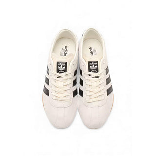 Adidas Originals Black And White Suede Leather Athletic Sneakers