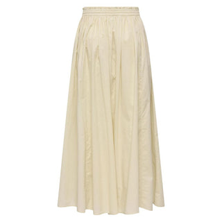 Jacqueline De Yong Beige Cotton Long Skirt