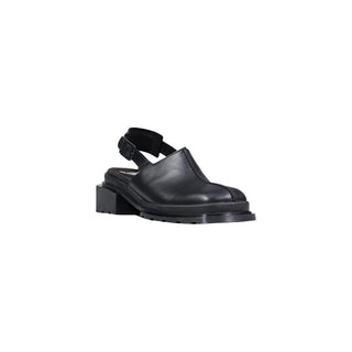 Dr. Martens Black Leather Mules
