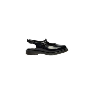 Dr. Martens Black Leather Flat Sandals