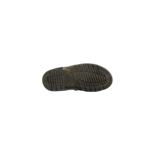 Dr. Martens Black Leather Flat Sandals