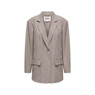 Only Beige Polyester Blazer