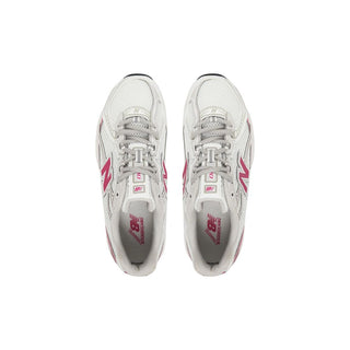 New Balance White Synthetic Athletic Sneakers