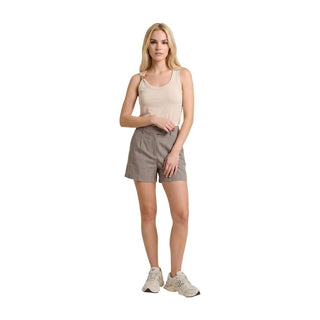 Only Beige Recycled Polyester Bermuda Shorts