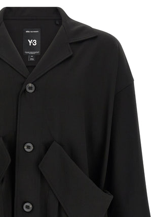 Y-3 Black Wool Blazer