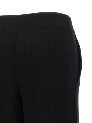 Max Mara Black Wool Casual Pants