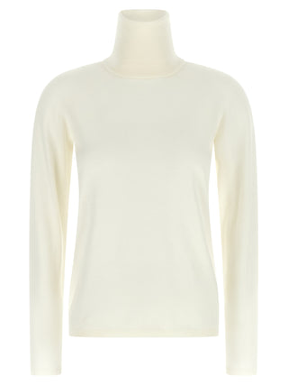 Max Mara White Virgin Wool Cardigan