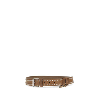 Miu Miu Brown Suede Leather Regular Belt