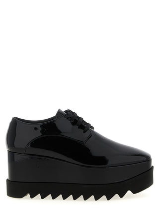 Stella McCartney Black Polyethylene Wedge Sandals