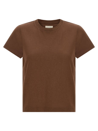 Khaite Brown Cotton T-Shirt