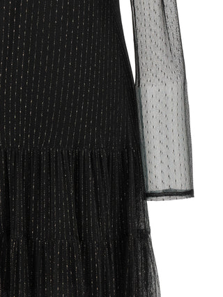 Twinset Black Polyamide Long Dress