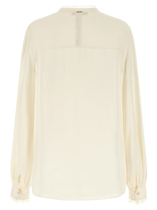 Twinset White Viscose Blouse