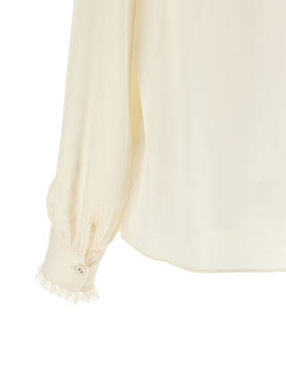 Twinset White Viscose Blouse