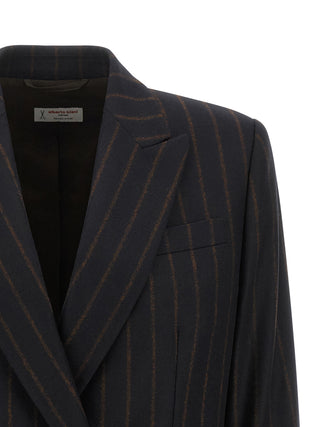 Alberto Biani Blue Wool Blazer
