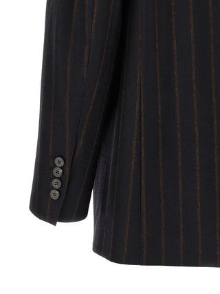 Alberto Biani Blue Wool Blazer