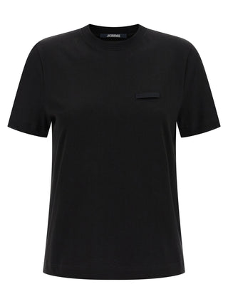 Jacquemus Black Cotton T-Shirt