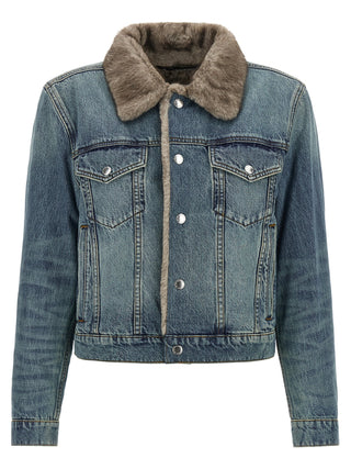 DENIM X ALEXANDER WANG Blue Cotton Denim Jacket