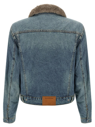 DENIM X ALEXANDER WANG Blue Cotton Denim Jacket