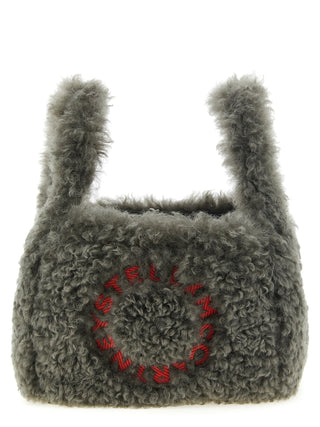 Stella McCartney Gray Polyester Shoulder Bag