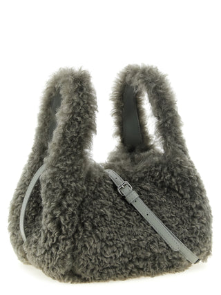 Stella McCartney Gray Polyester Shoulder Bag