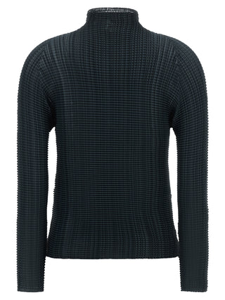 Issey Miyake Blue Polyester Cardigan