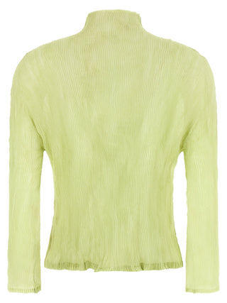 Issey Miyake Bicolor Polyester Cardigan